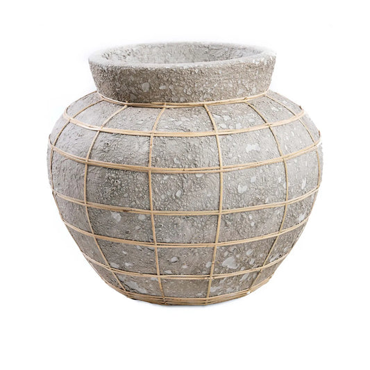 Mavevasen - Beton Naturlig - L