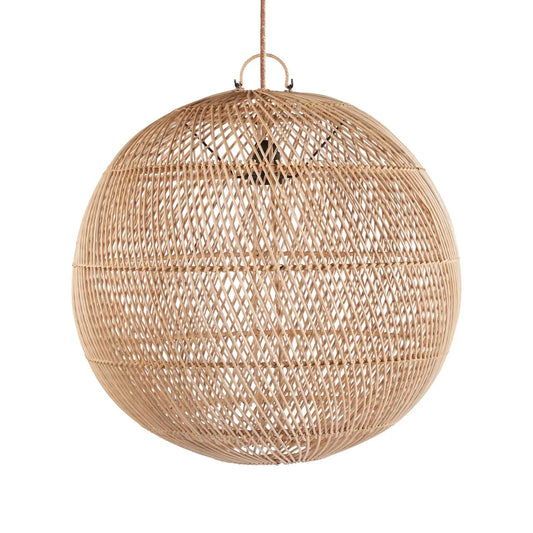 Boble Lampe Vedhæng - Naturlig - M