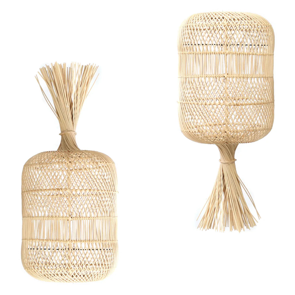 Dumpling Gulvlampe - Lampe Vedhæng - Naturlig - M