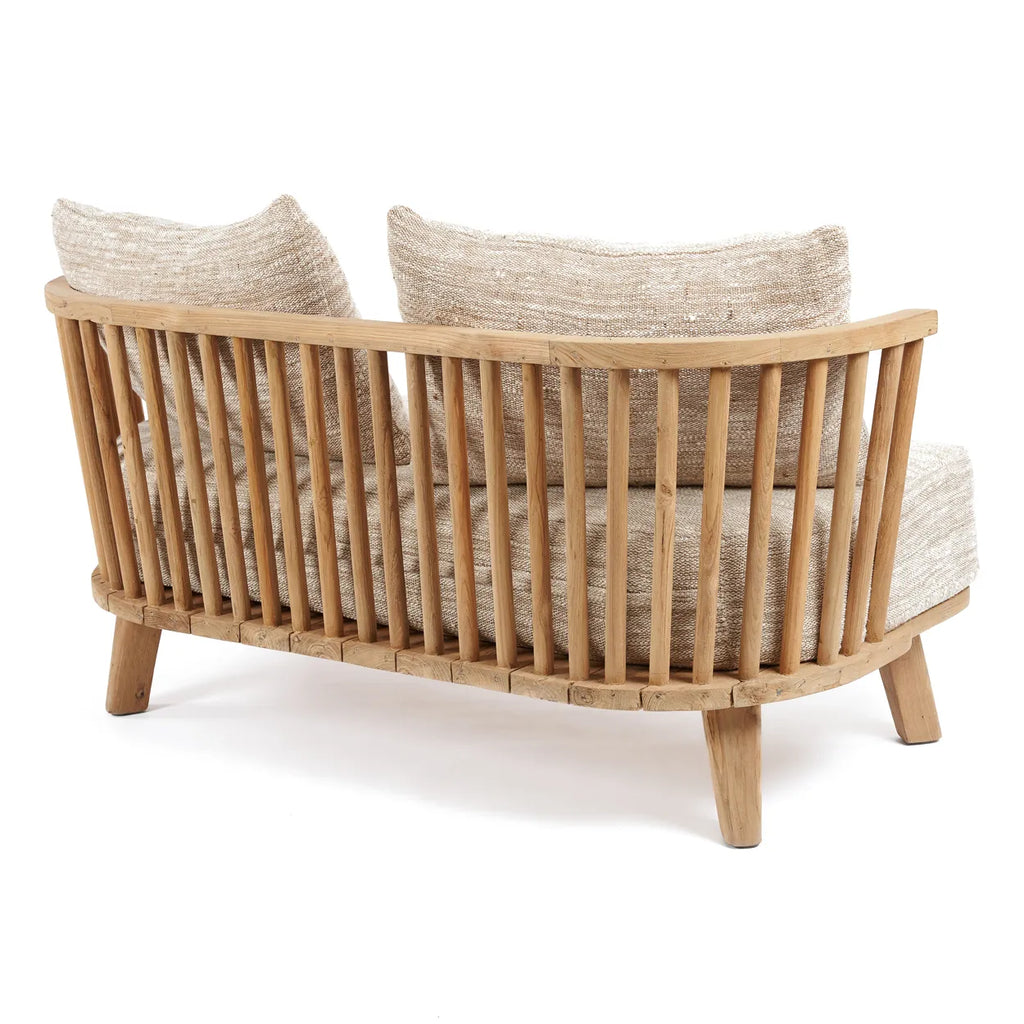 Malawi To-personers sofa - Naturlig beige