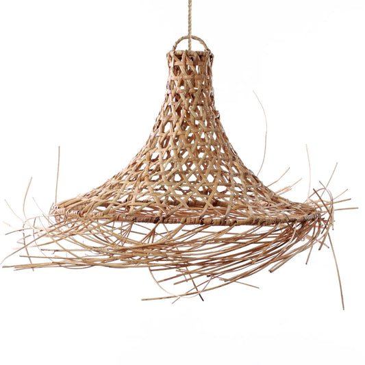 Mykonos Lampe Vedhæng - Naturlig - L