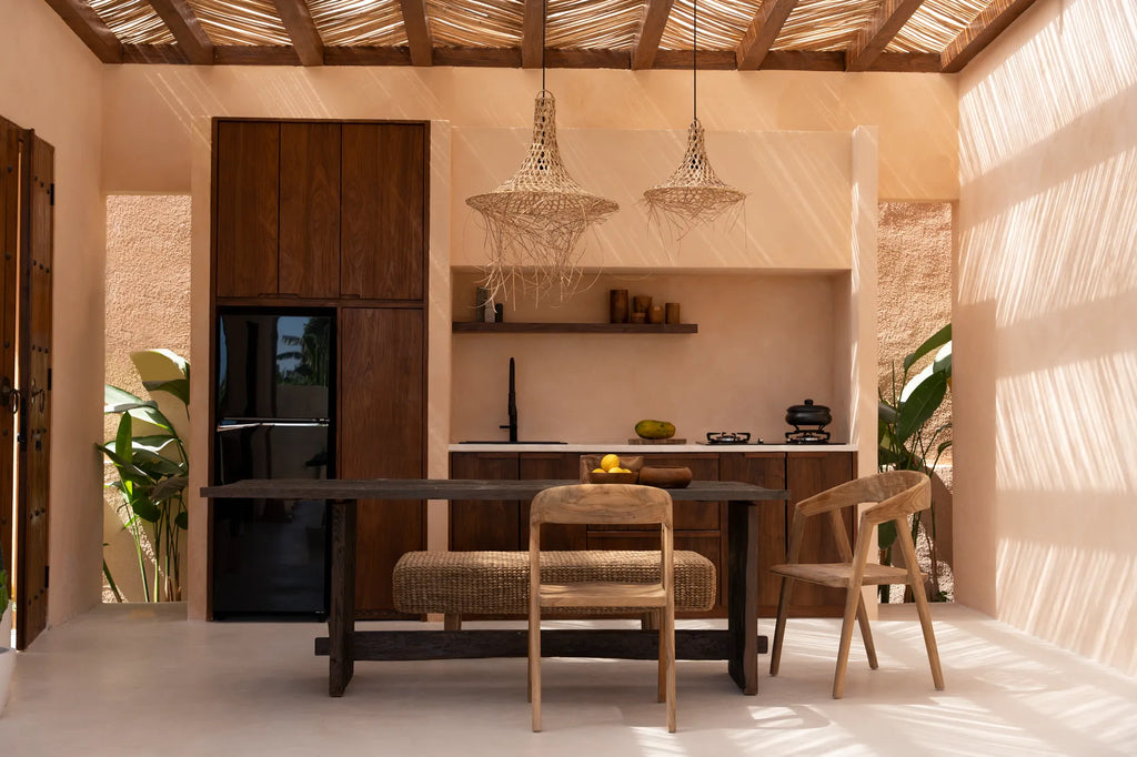 Mykonos Lampe Vedhæng - Naturlig - M