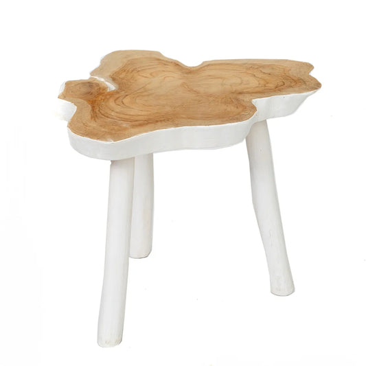 Organisk Sidebord - Naturlig hvid