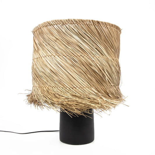 Pandan Bordlampe - Sort Naturlig