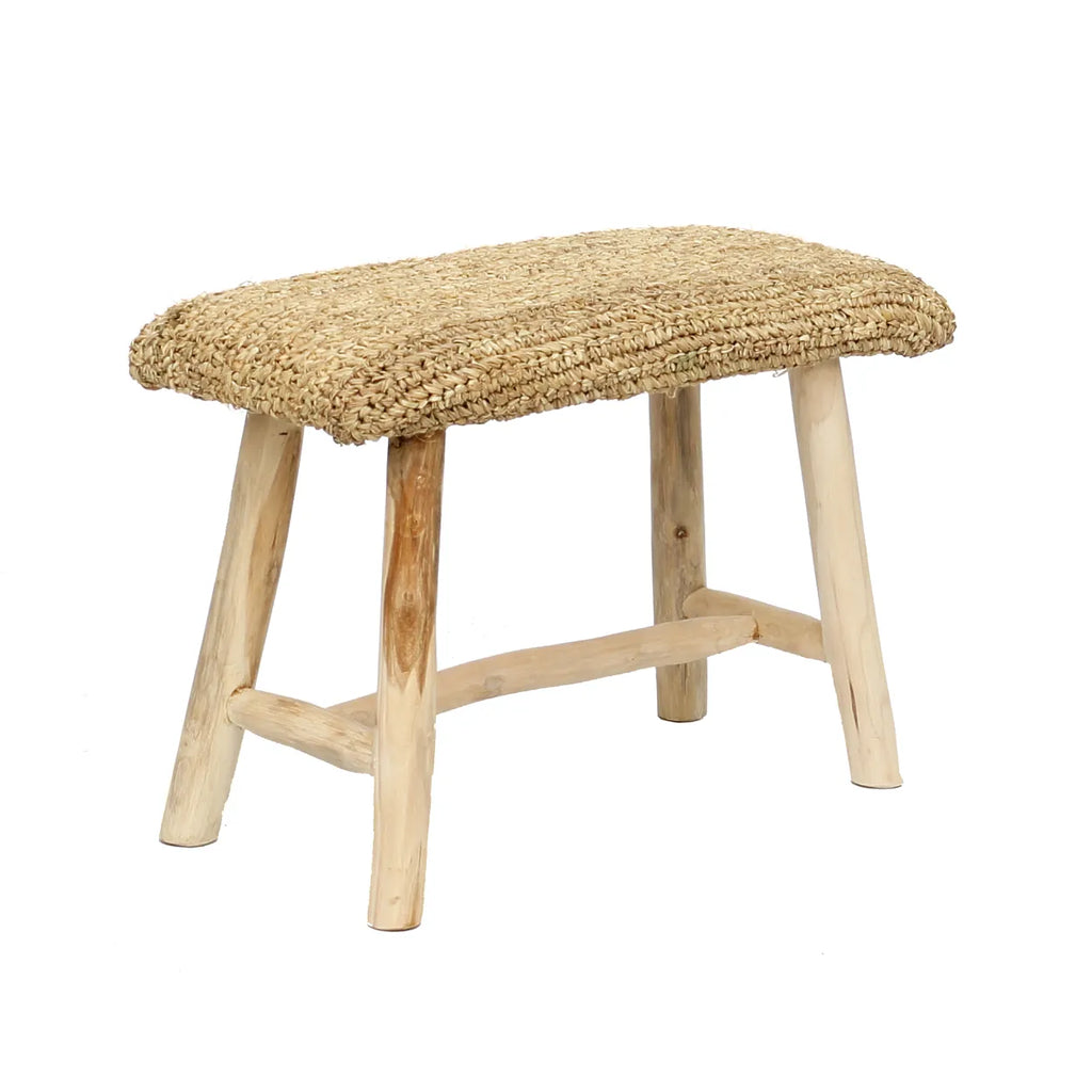 Raffia Bænken - Naturlig