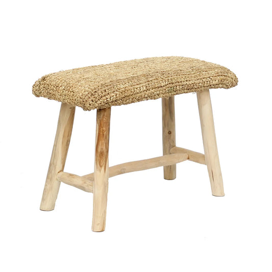 Raffia Bænken - Naturlig