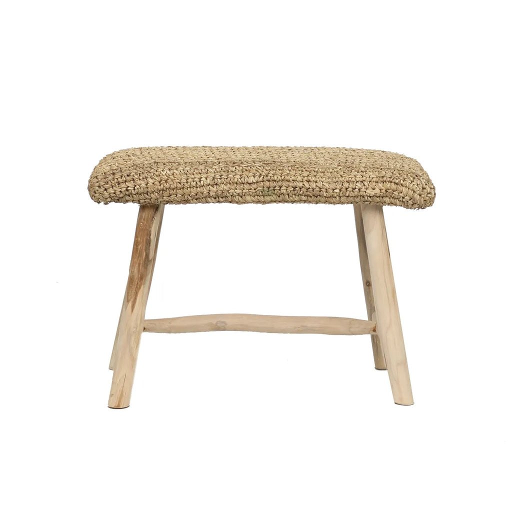 Raffia Bænken - Naturlig