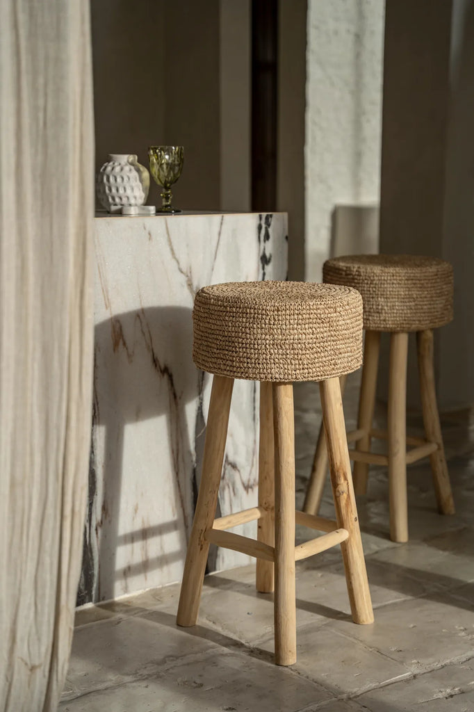 Raffia Barstolen