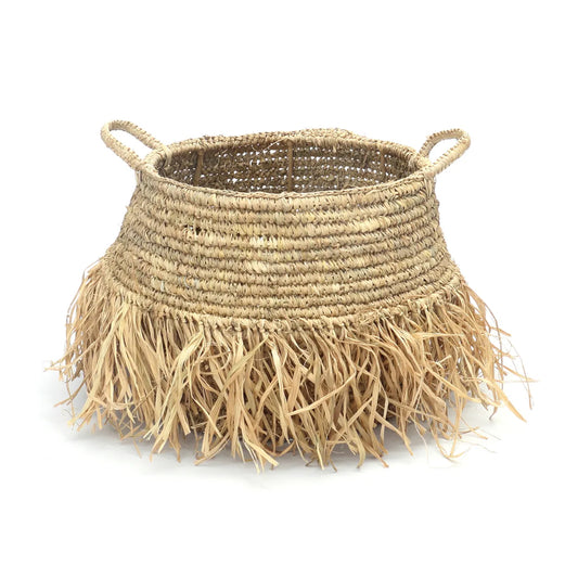 Raffia Deluxe Kurve - Naturlig - M
