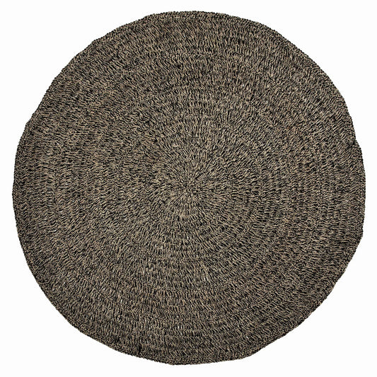 Søgræs Tæppe - Naturlig Sort - 200cm