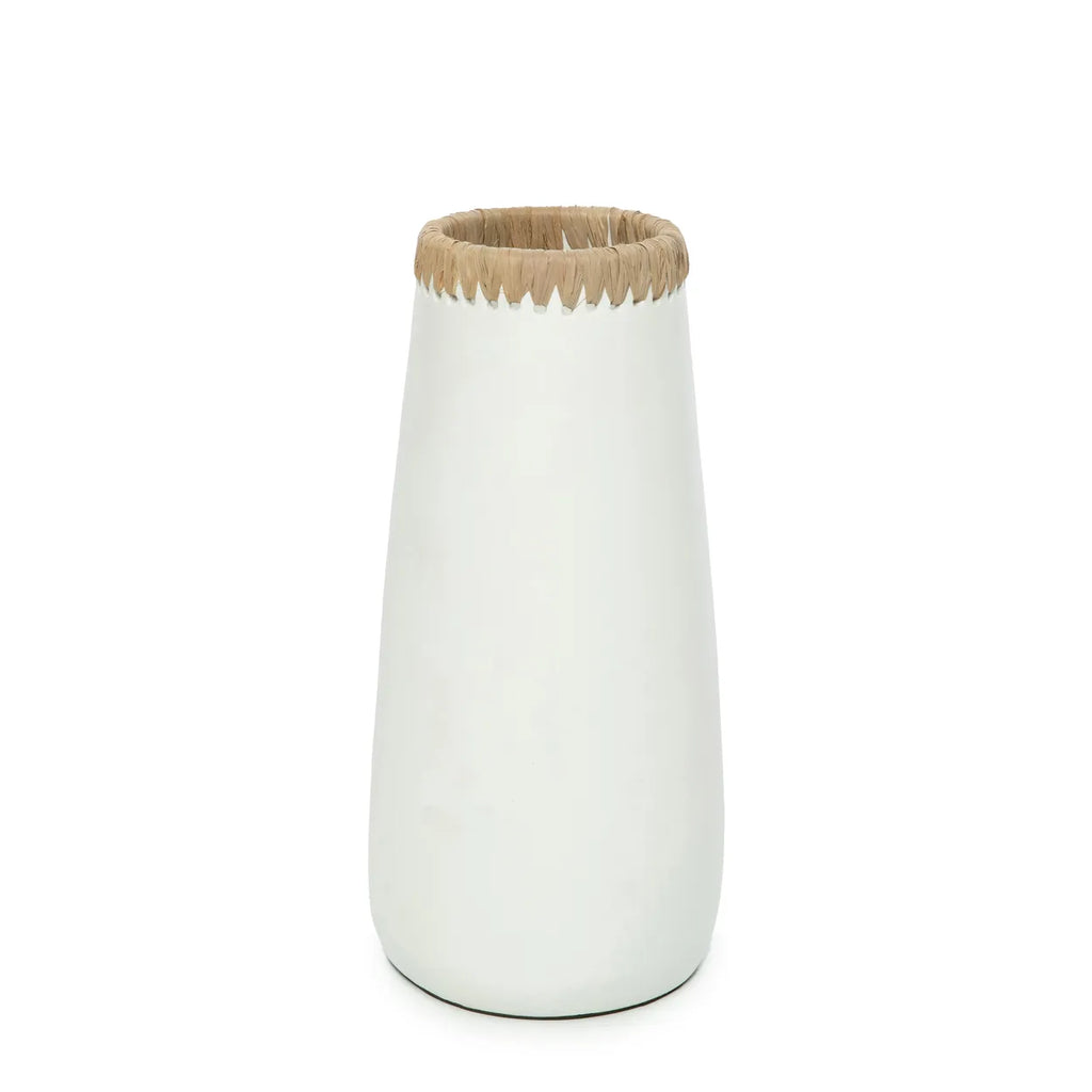 Paris Vase - Hvid Naturlig - L