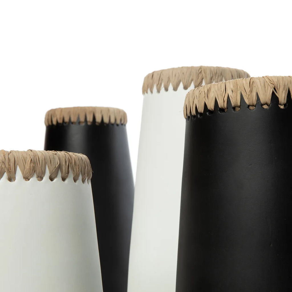 Paris Vase - Hvid Naturlig - L