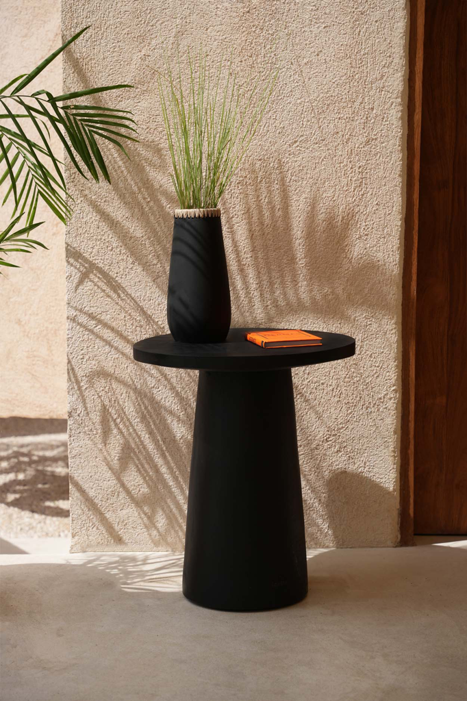 Paris Vase - Sort Naturlig - L