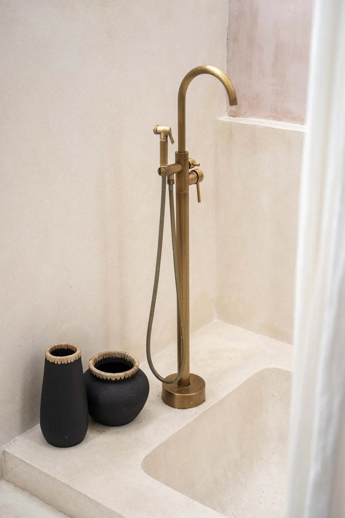 Paris Vase - Sort Naturlig - L