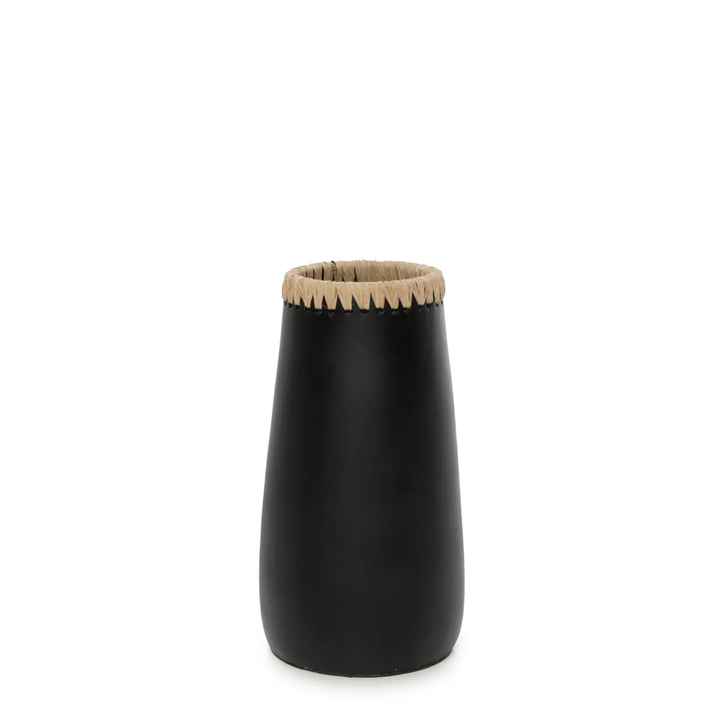 Paris Vase - Sort Naturlig - M