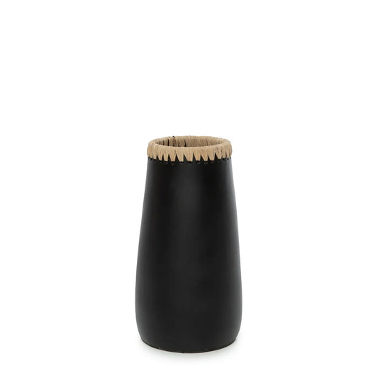 Paris Vase - Sort Naturlig - M