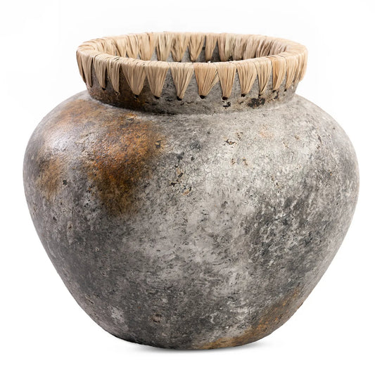 Madrid Vase - antikgrå - L