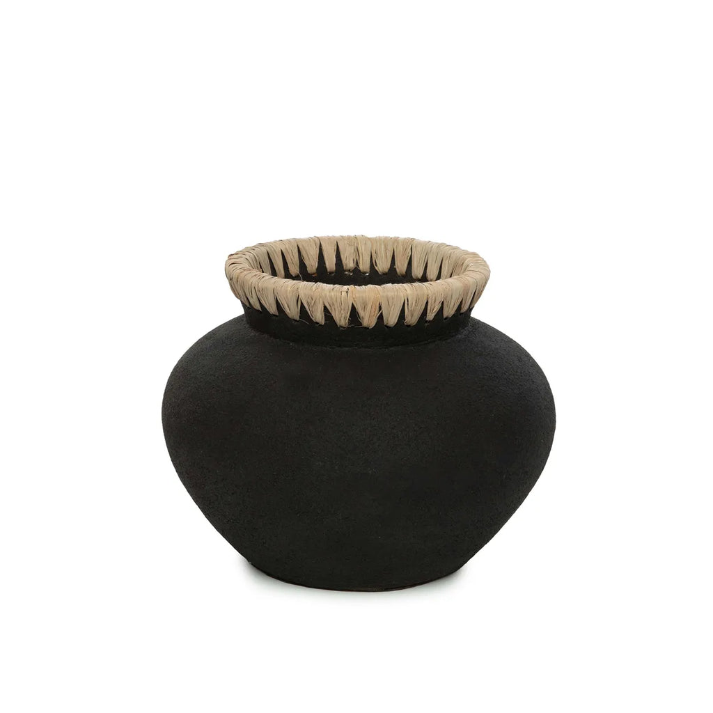 Berlin Vase - Sort Naturlig - S