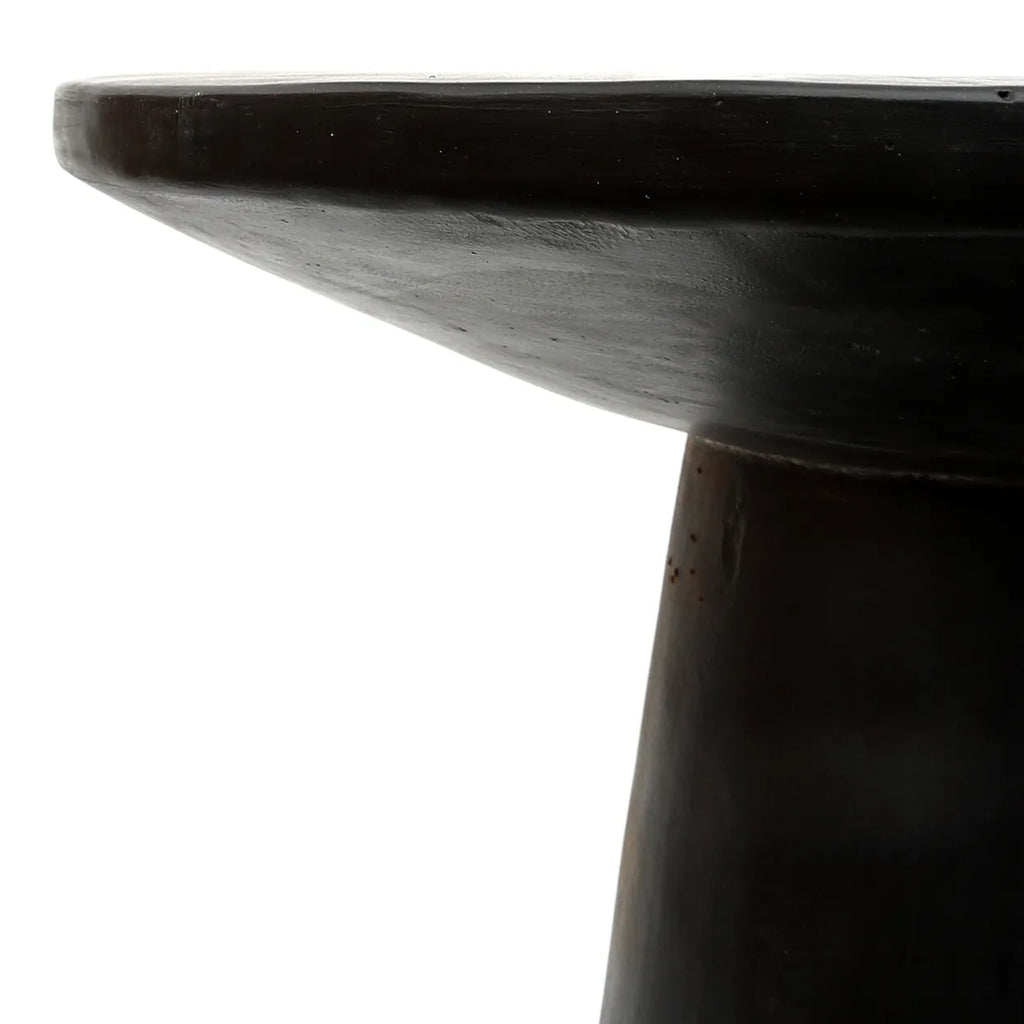 Timber Conic Sidebord - Sort - 50cm