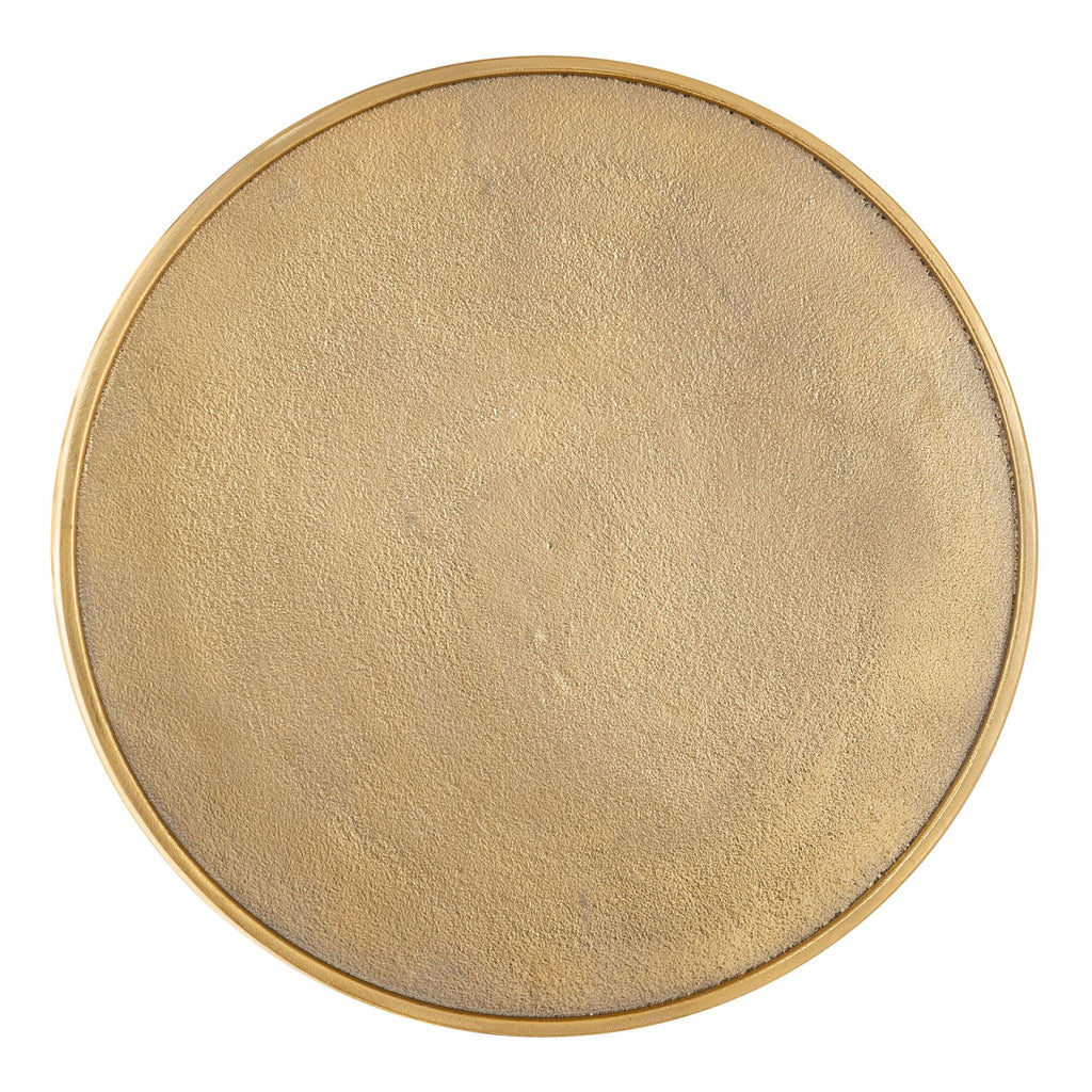 Dekobord/sidebord i metal Sidebord Ø40x45cm rund guld