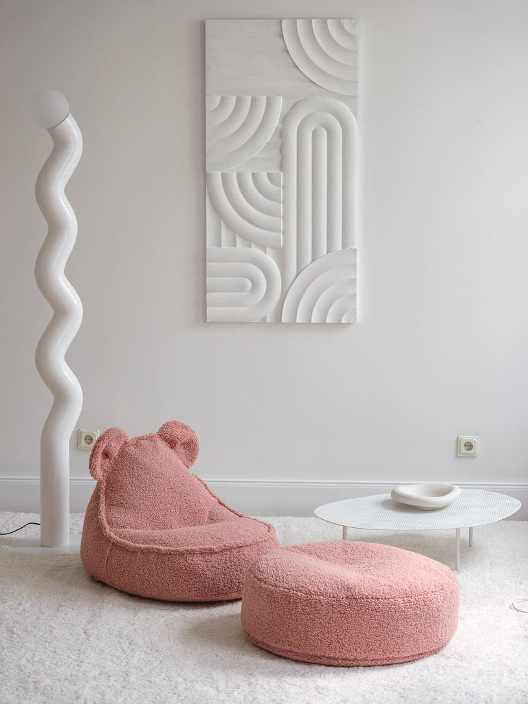 Guava Pink Ottoman Skammel