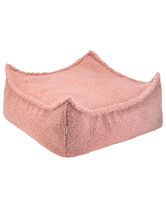 Guava Pink Firkantet Ottoman Skammel