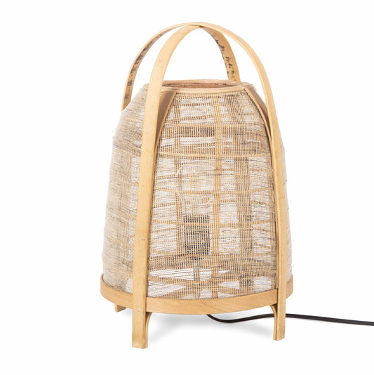 Maevie, bordlampe i naturfarve.