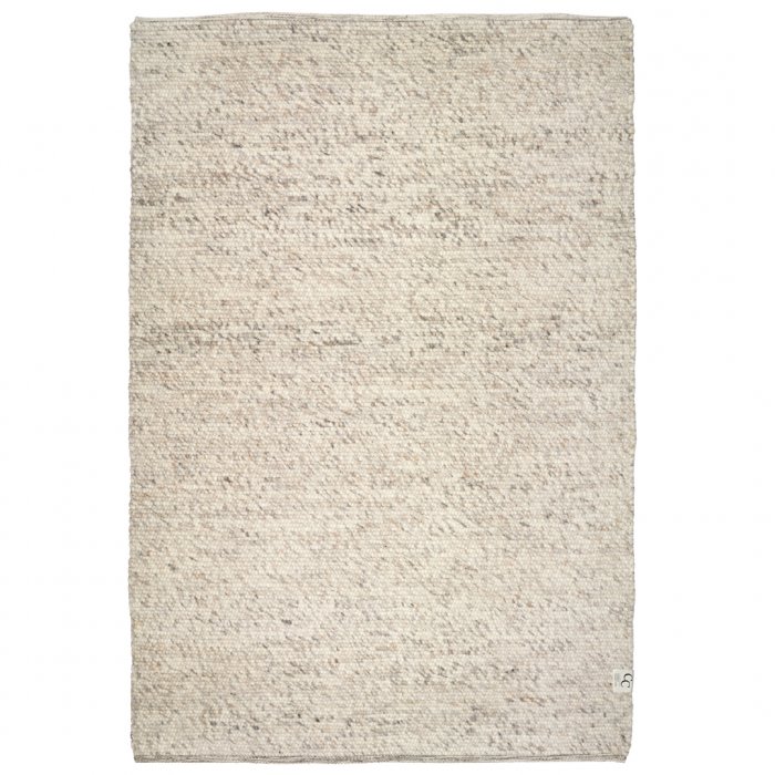 Merino Tæppe 170x230cm - Naturlig Beige
