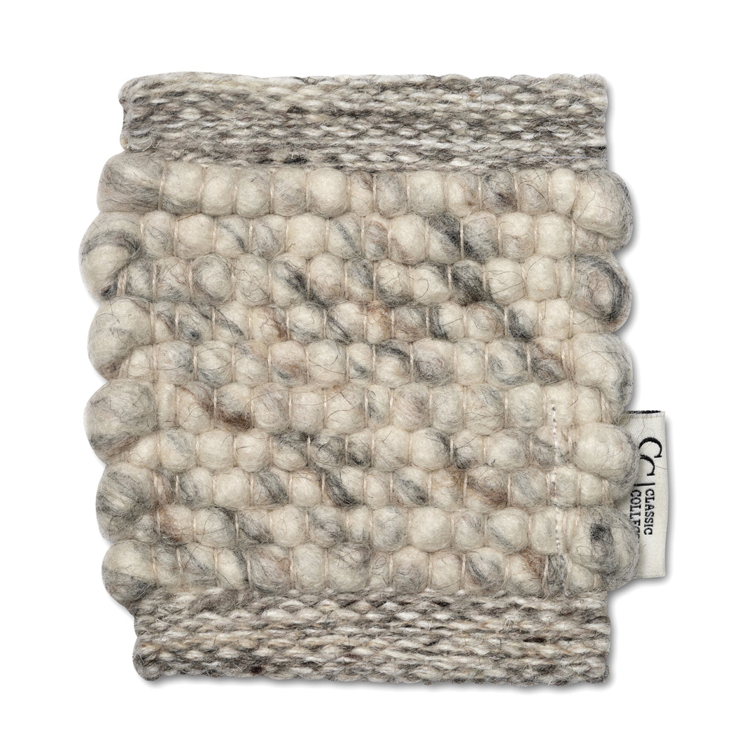 Løber Merino Tæppe 80x250cm - Naturlig Beige