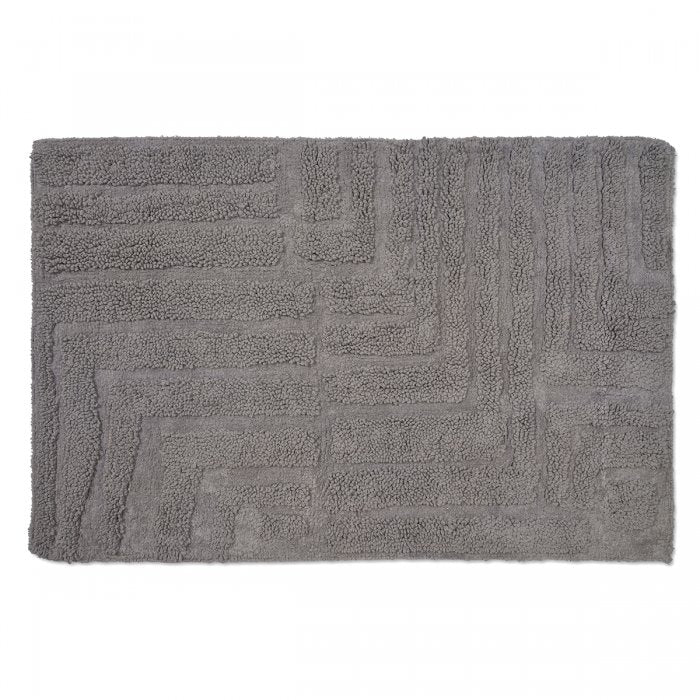 Badeværelse Måtte 60x90cm - Titaniumfelt