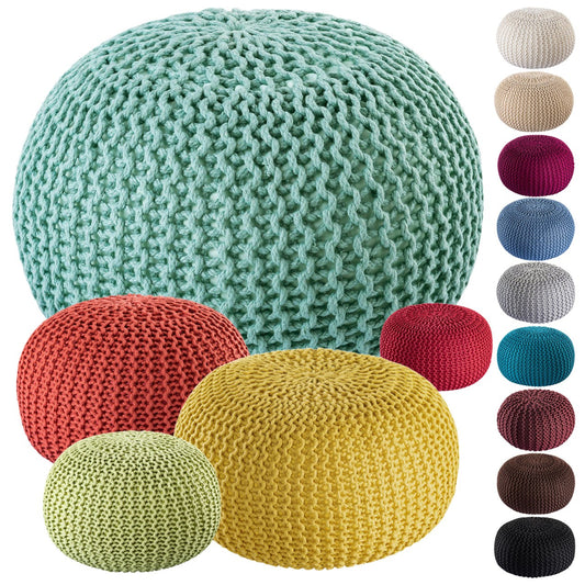 Puf/strikpuf premium Ø45cm 100% vandtæt ocean