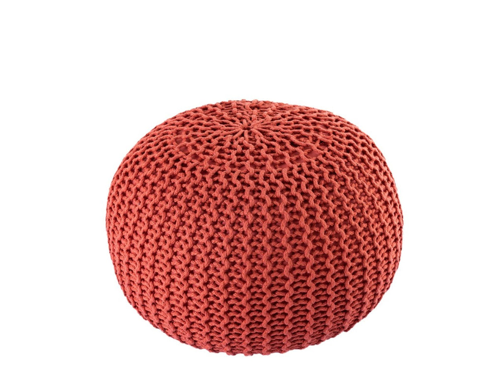 Puf/strikpuf premium Ø45cm 100% vandtæt orange