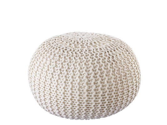 Puf/strikpuf premium Ø45cm 100% vandtæt beige