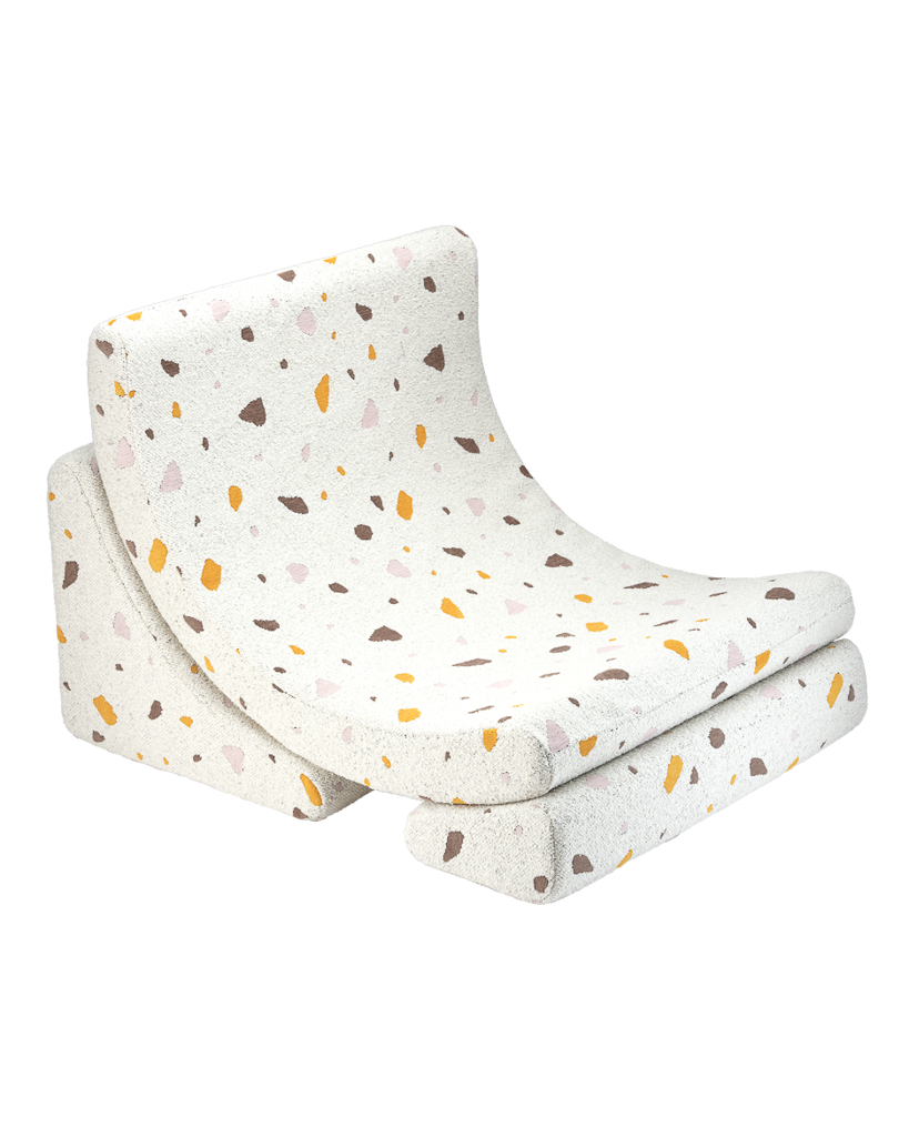 Terrazzo Marmor Månestol