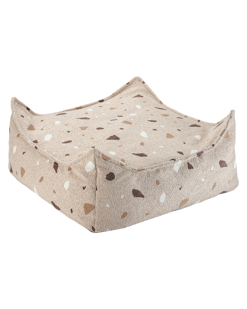 Terrazzo Sand Firkantet Ottoman